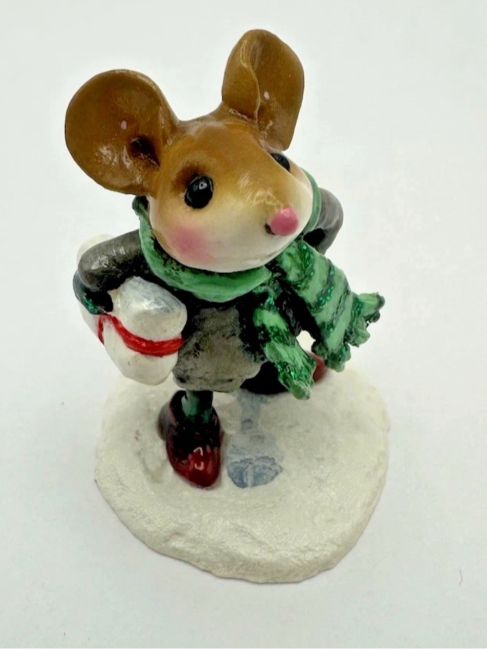 Wee Forest Folk SQUIRE'S LITTLE FRIEND WFF M-342a Christmas 2007 AP New Box Bag